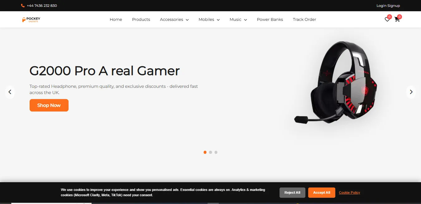 PockeyGadgets project screenshot
