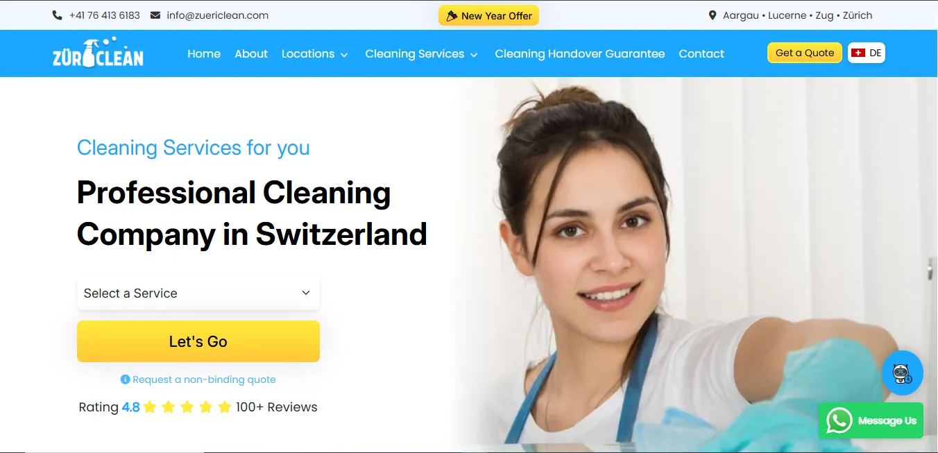 ZueriClean project screenshot